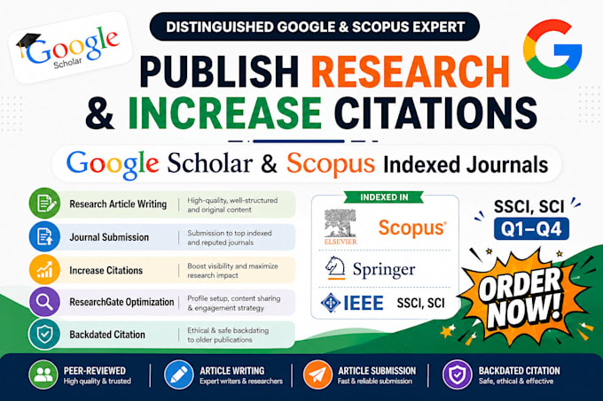 increase google scholar citations and publish articles