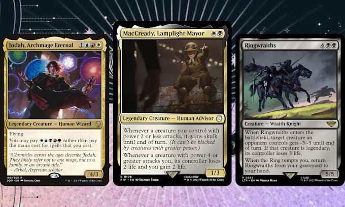 design mtg card deck, trading card, edh commader deck, fantasy card