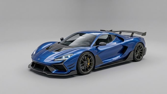 create 3d car modeling, 3d vehicle, car rendering, sport car for game, 3d print