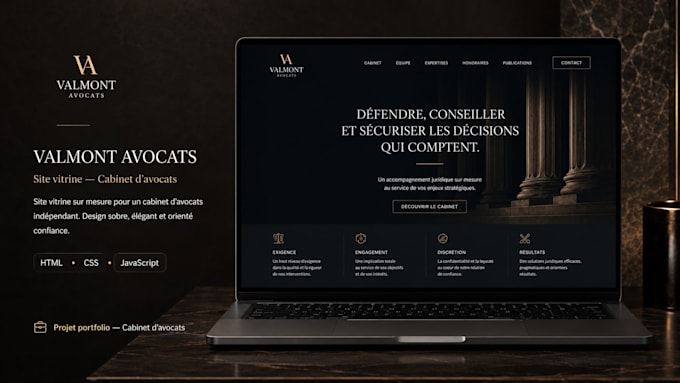 créer votre site vitrine moderne et responsive
