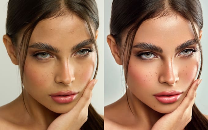 professionally retouch portrait and skin photos