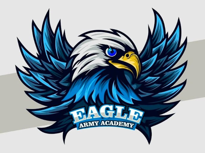 make wonderful style for eagle mascot logo design service
