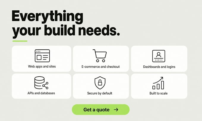 build a fast, secure full stack website or web app