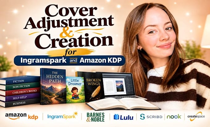 adjust and resize your book cover for ingramspark and kdp