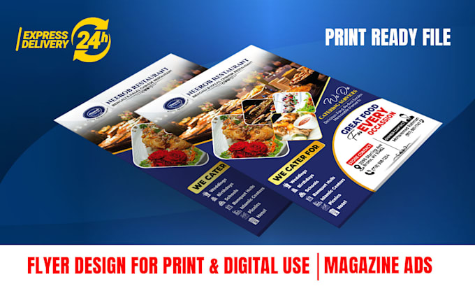 design amazing flyer, poster or magazine ad