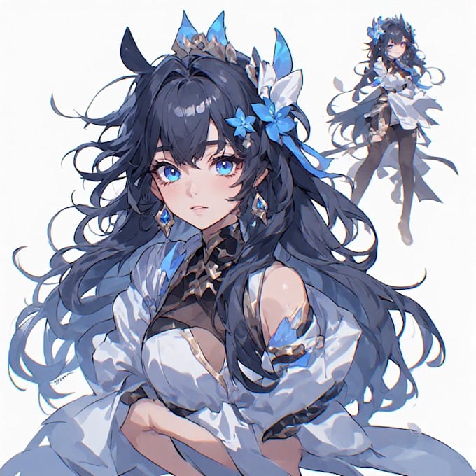 draw anime illustration, original character or fanart