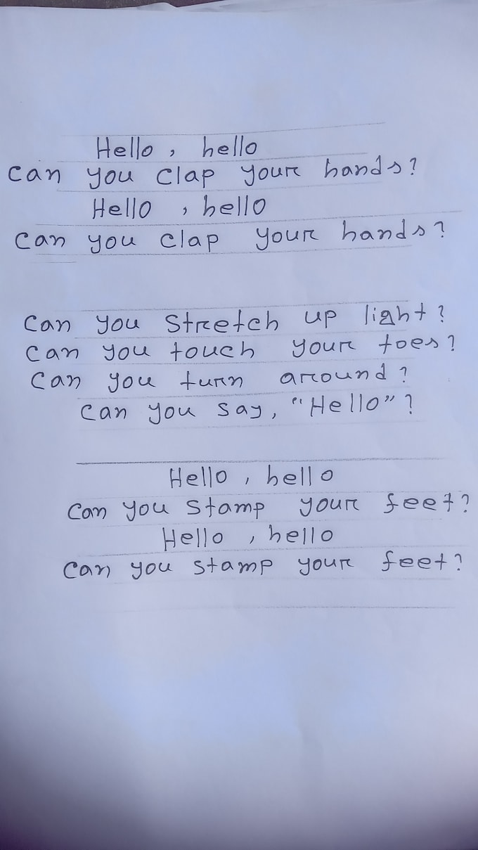 write anything with my beautiful handwriting