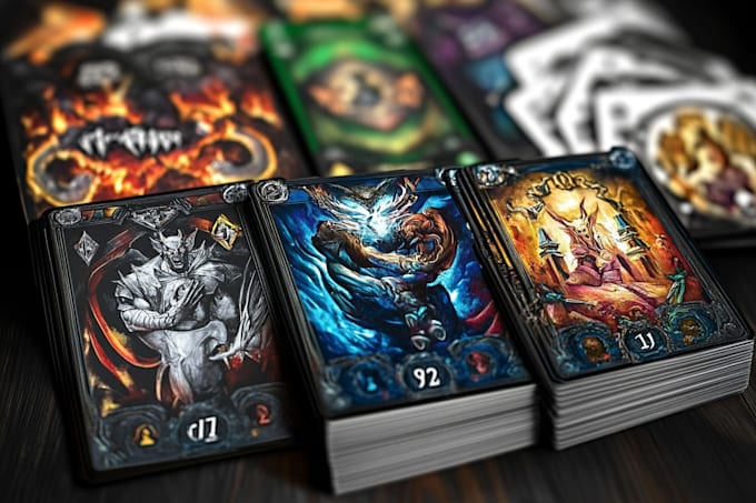 develop board game design, board game, card game, box and game development
