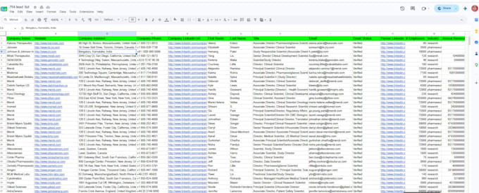give b2b lead generation, email list and lead scraping