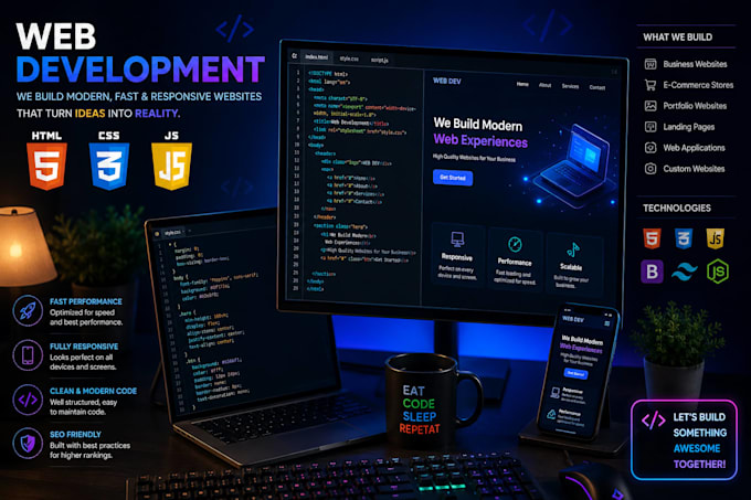code HTML , CSS , js websites and programs