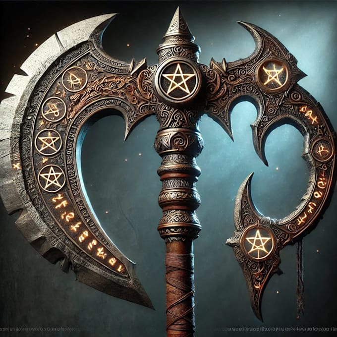 design characters and weapon