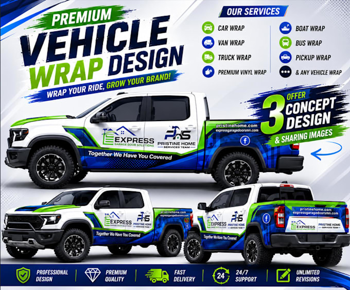 custom suv wrap design