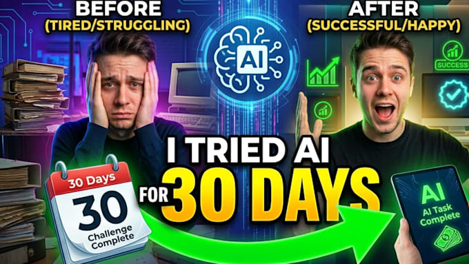 design high CTR ai and chatgpt youtube thumbnails