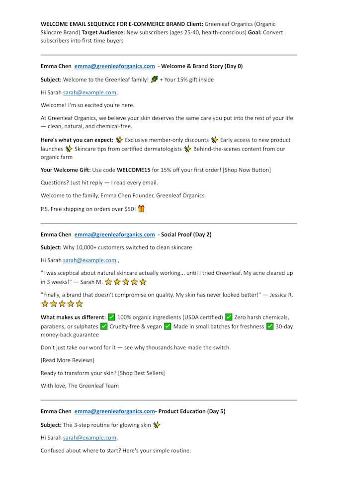 write high converting cold email sequences
