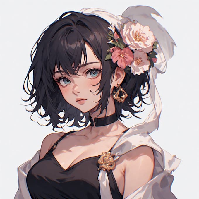 draw anime illustration, character art and digital painting