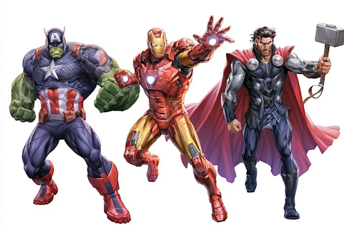 superhero character for comics