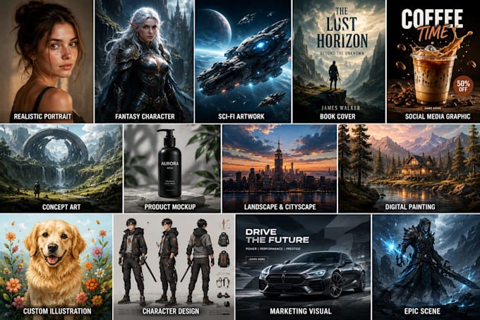 create stunning realistic ai art from your imagination