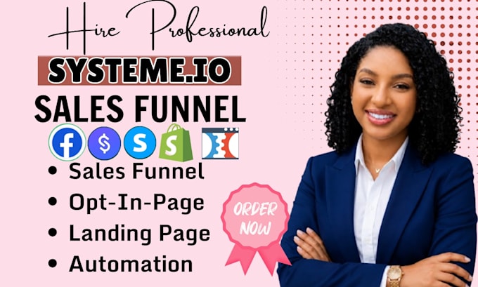 build high converting clickfunnels leadpage, thrivecart, sales funnel page