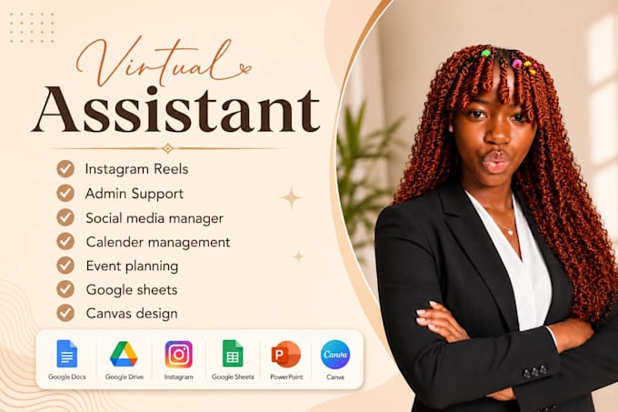 instagram virtual assistant admin support executive assistant email manager