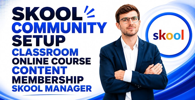 skool community setup classroom online courses content membership skool manager