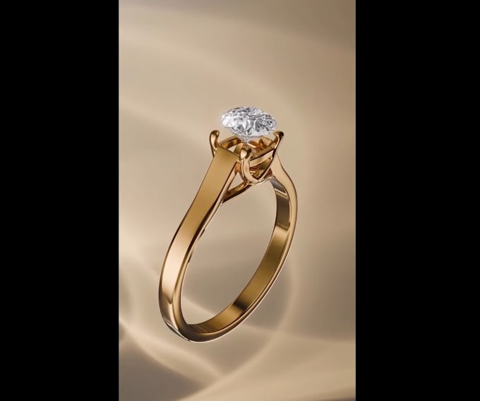 do realistic 3d jewelry animation videos, jewelry rendering and visualization