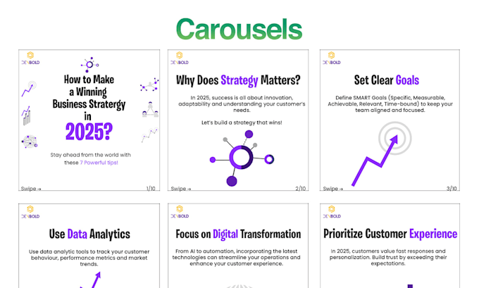 design linkedin carousels that boost engagement