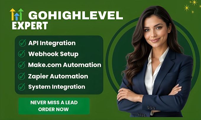ghl automation workflows using make com API integration and webhooks
