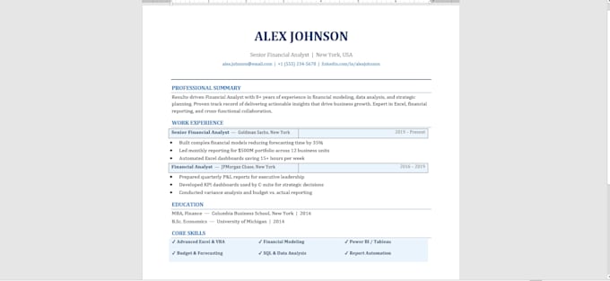 create professional word documents, reports and templates