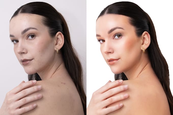 do professional headshot and beauty photo retouching