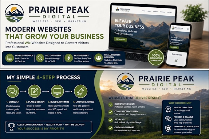 build a professional website for contractors