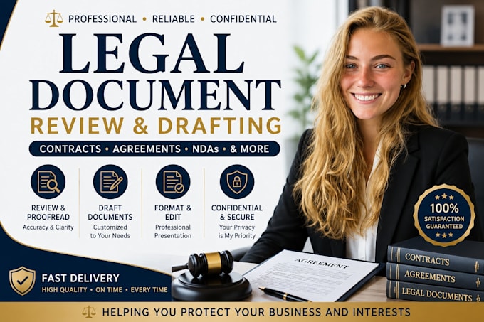 review and proofread your legal documents professionally