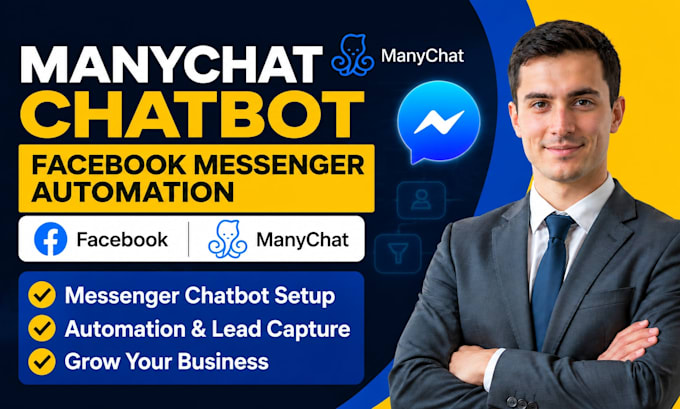 build manychat chatbot facebook messenger automation lead generation bot