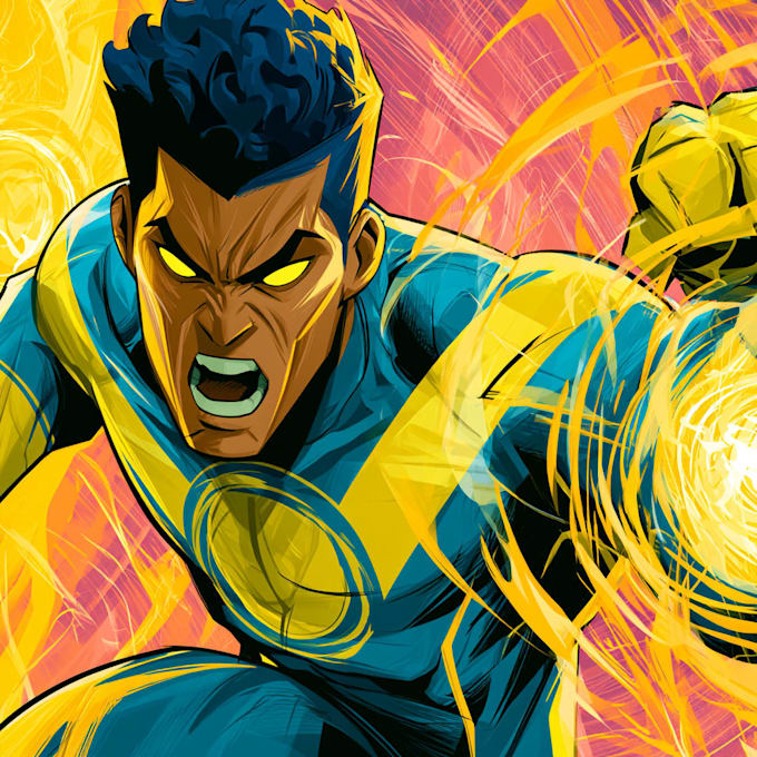 do a superhero comic