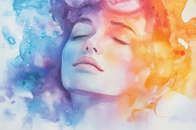 do a watercolor illustration