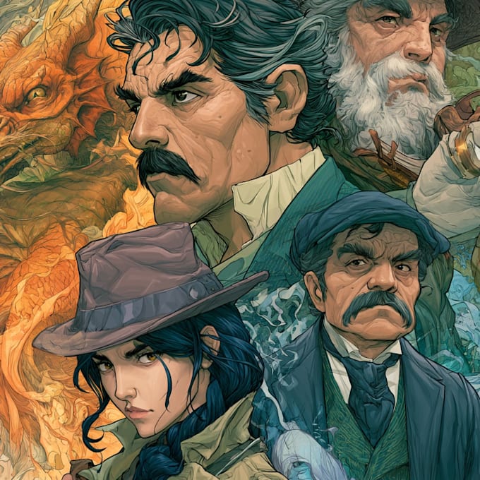 make book cover design comic book illustration comic cover art