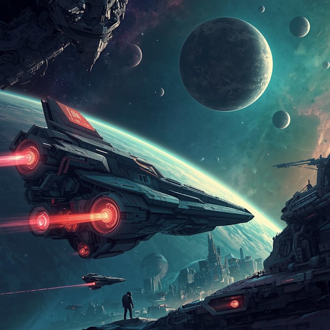 sci fi illustration and sci fi art
