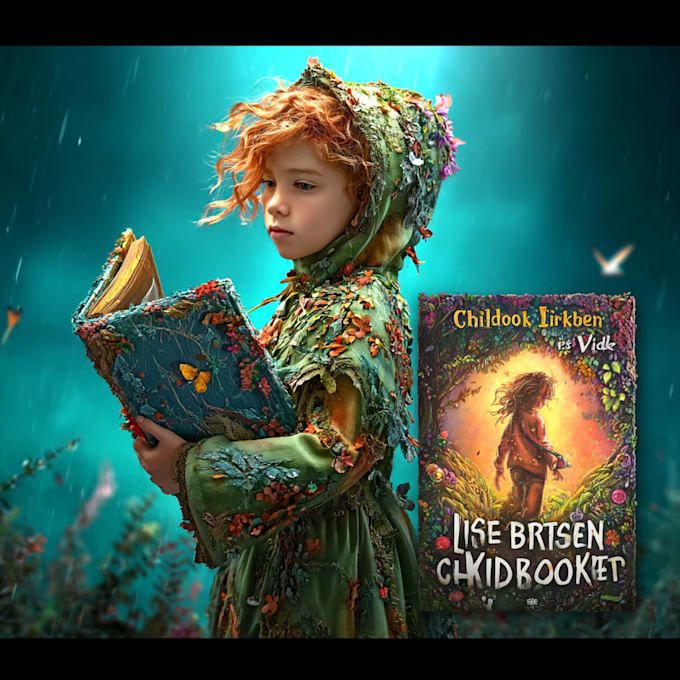 children book illustrations and children book cover