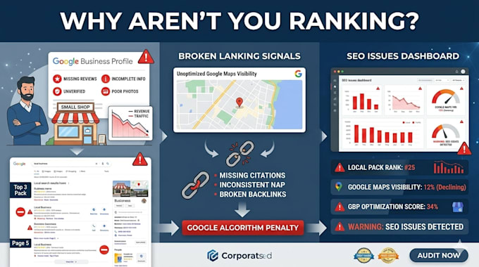 do a complete local SEO audit and google business profile optimization