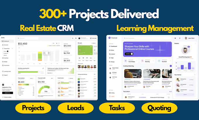 develop real estate CRM, property management software, ai lead management system