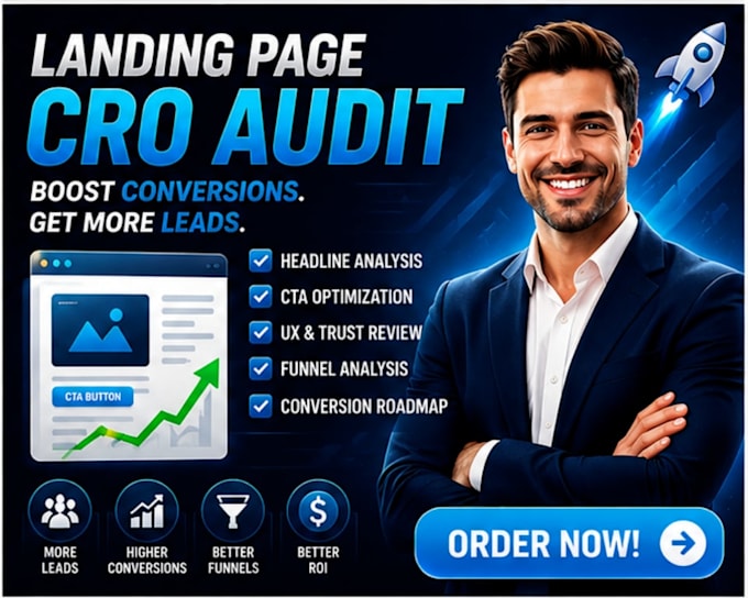 audit your landing page cro to improve conversion performance