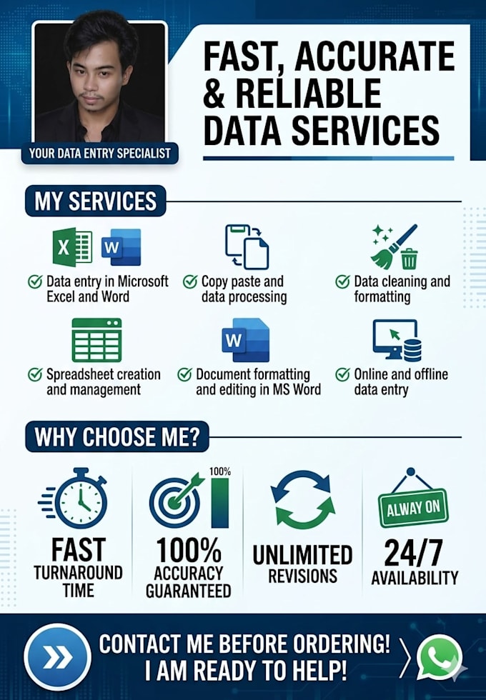 do fast and accurate data entry in excel word and word