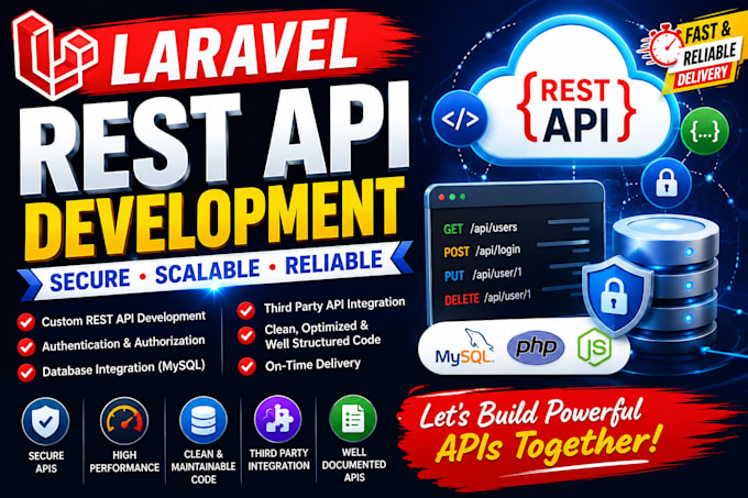 create rest API in laravel PHP