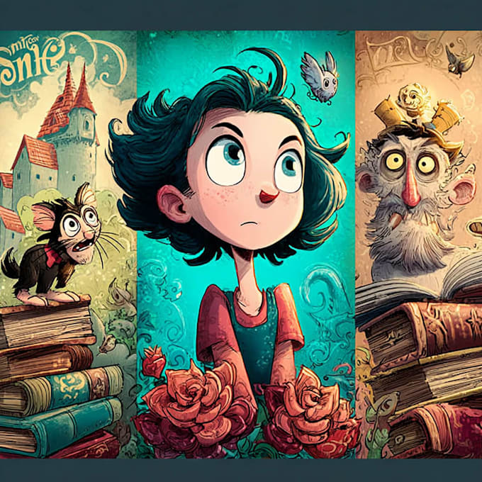 professional childrens book cover desig