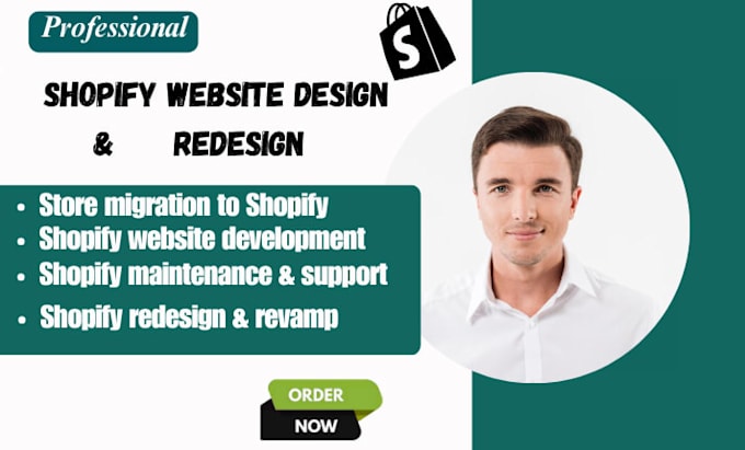 build you a eye catching shopify dropshipping store, shopify website