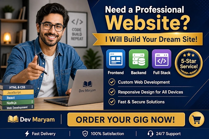 be your expert developer for projects or business websites