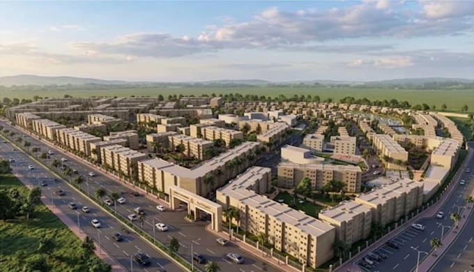 design modern residential masterplan urban subdivision plan real estate render