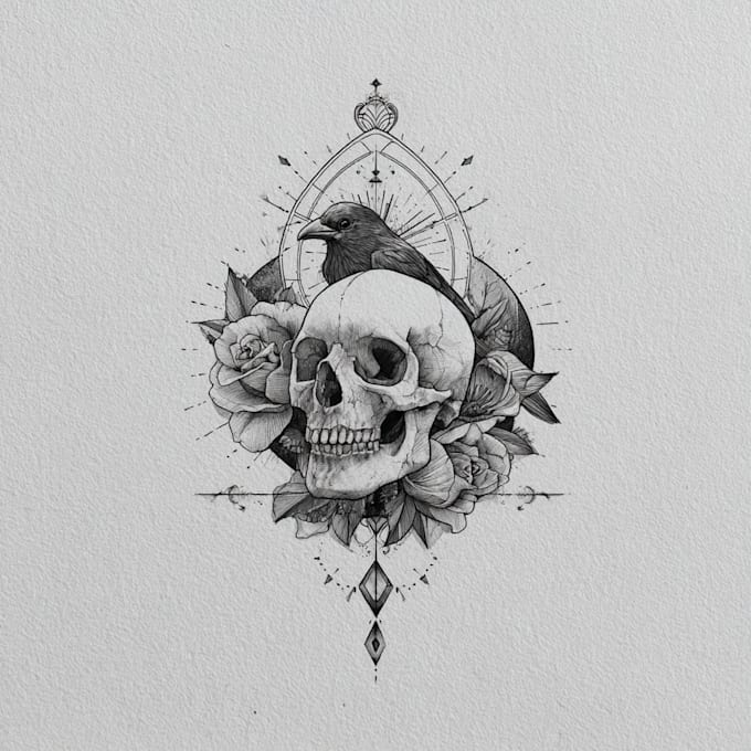 do amazing tattoo design, traditional tattoo design