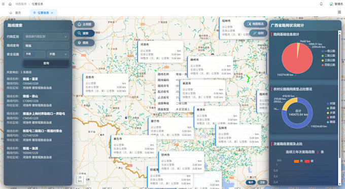 build a gis web map using for geospatial visualization