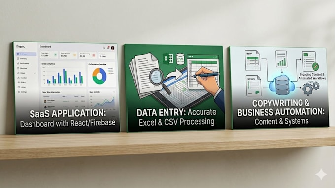 provide expert saas development and data entry services
