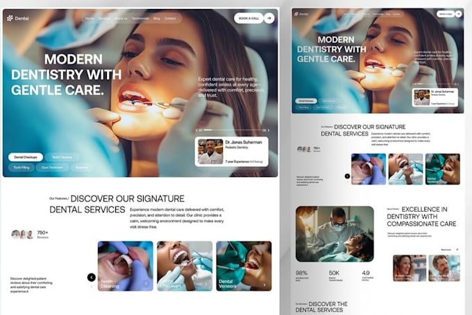 build a patient attracting dental clinic website